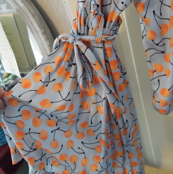 Free People Blue and Orange Blouse - Picture 10 of 12